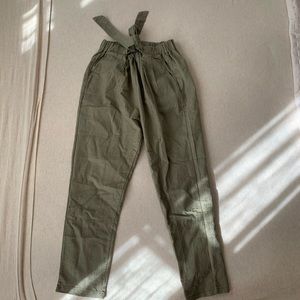 Green paper bag pants from Cape Town, SA